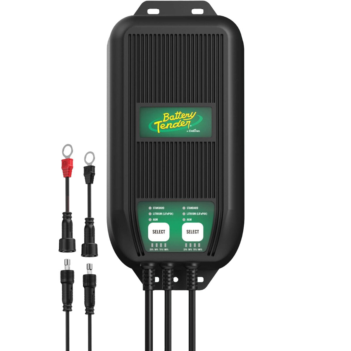 Deltran WaveCharge Pro 2-Bank 12V, 20 AMP Battery Charger