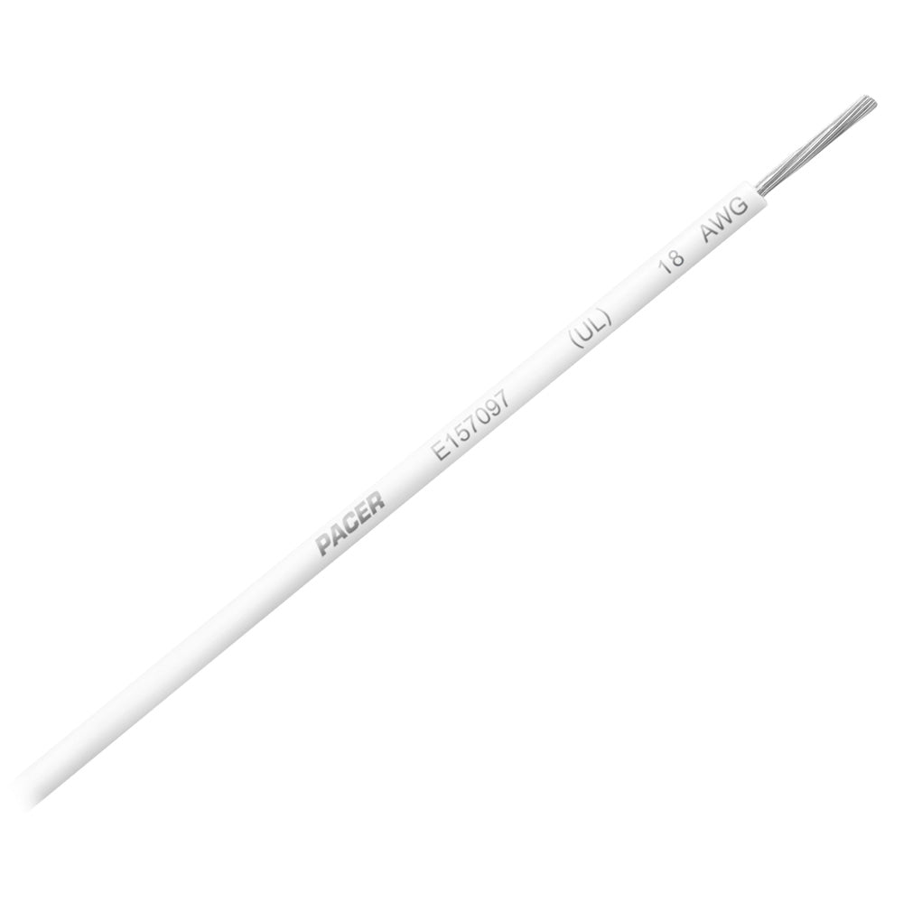 Pacer White 18 AWG UL Marine Wire 35 WUL18WH35