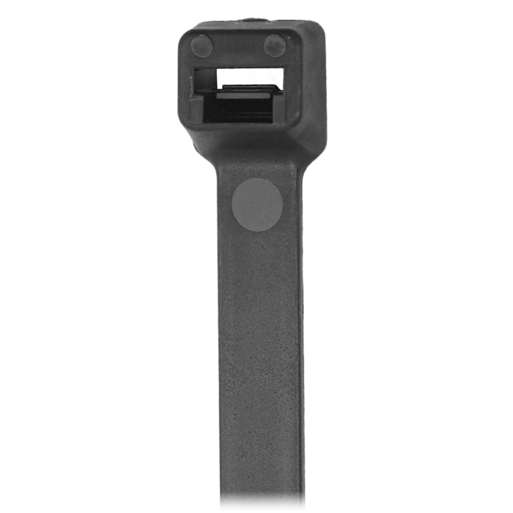 Pacer 15 Cable Tie Black 120lb Tensile Strength 4 Bundle Diameter 100 Piece Bag CT4H50BK