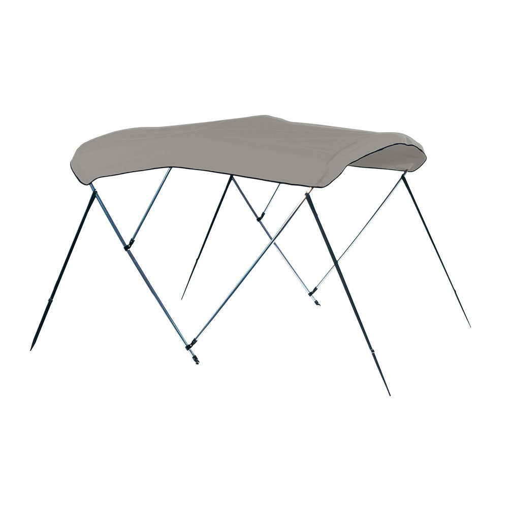Carver 3 Bow 4681U Bimini Top with Boot Cadet Grey Acrylic A4681UB10