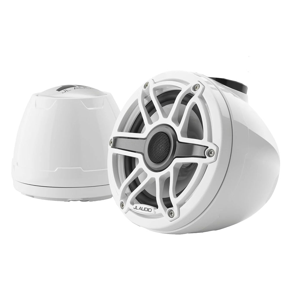 JL Audio M6 VeX Series 65 Enclosed Coaxial Speakers wWhite Sports Grilles M6650VEXGwSGwGw 0100326000