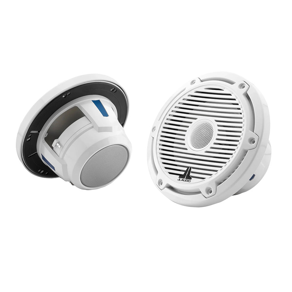 JL Audio M6 Series 65 Marine Coaxial Speakers wGloss White Classic Grille M6650XC3Gw 0100349700