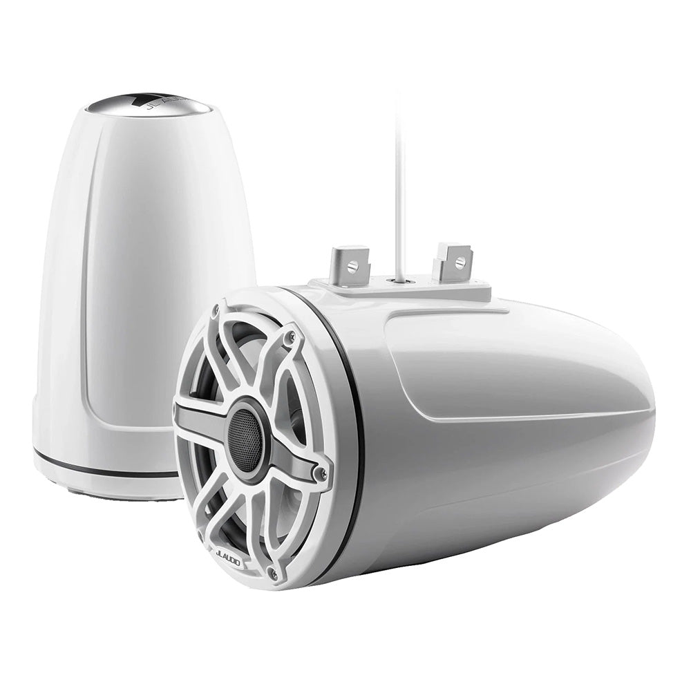 JL Audio M6 Series 77 Enclosed Tower Coaxial System wGloss White Sport Grille M6770ETXv3GwSGwGw 0100327700