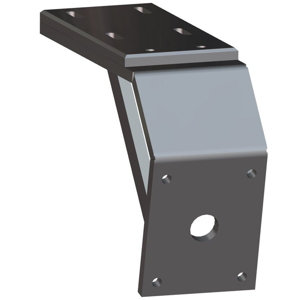PowerPole Deck Mount 8 Aft 6 Drop Black PKD86UBK
