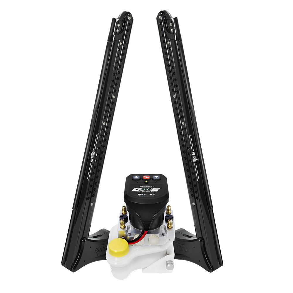 PowerPole Blade ONE Pump BLS Shallow Water Anchor System 8 Dual Blade Black PP2BLS8BK