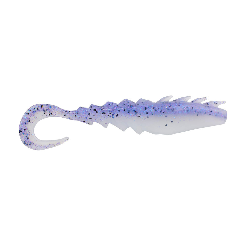Berkley Gulp Saltwater Nemesis Prawn Curl Tail 4 Violet Haze Fleck 1637570