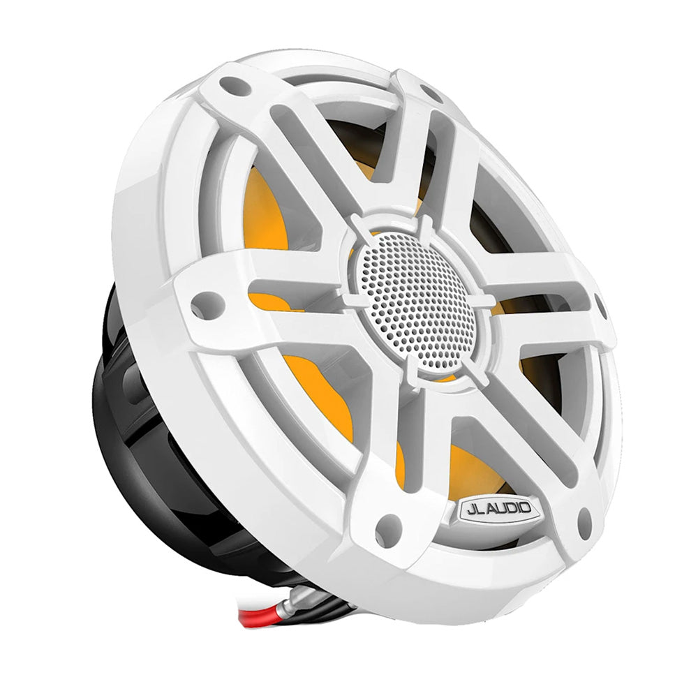 JL Audio M200 Marine Speakers 77 wLED White Sport Grille 0100475700