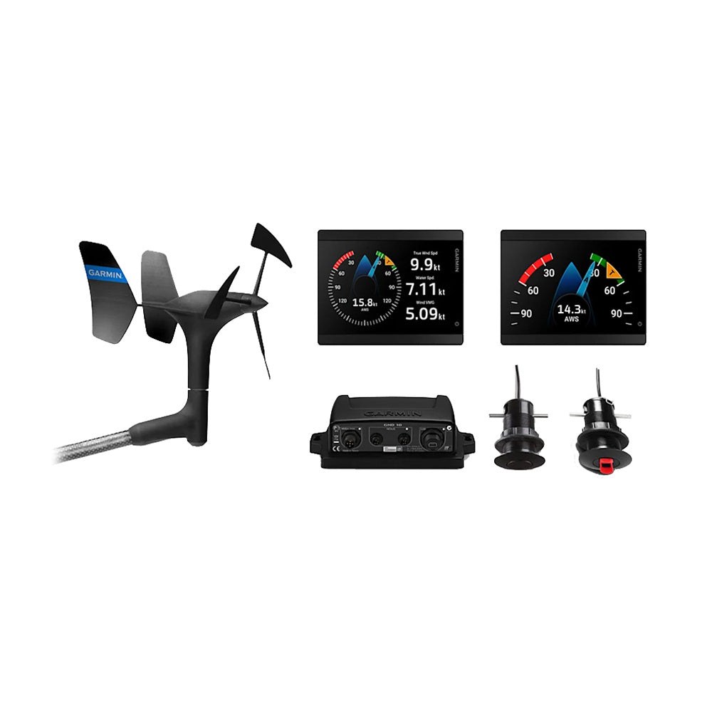 Garmin GMI 40 Wired Sail Pack 43mm 2 GMI 40 Marine Instruments gWind Wired GDT 43GST 43 Transducers 0100341140