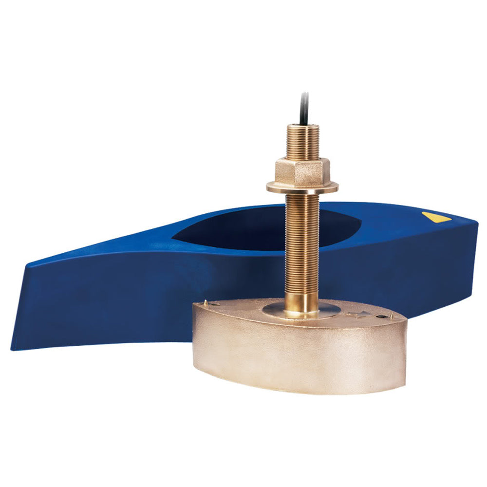 Furuno 526THDD Bronze Broadband ThruHull Transducer wTemp BuiltIn Diplexer HiSpeed Fairing Block 1kW 10Pin 526TIDHDD