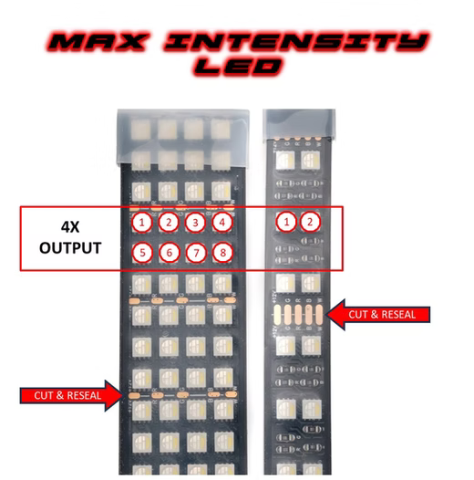 Infinite Offroad RGB+W Portal Strip Light Kit