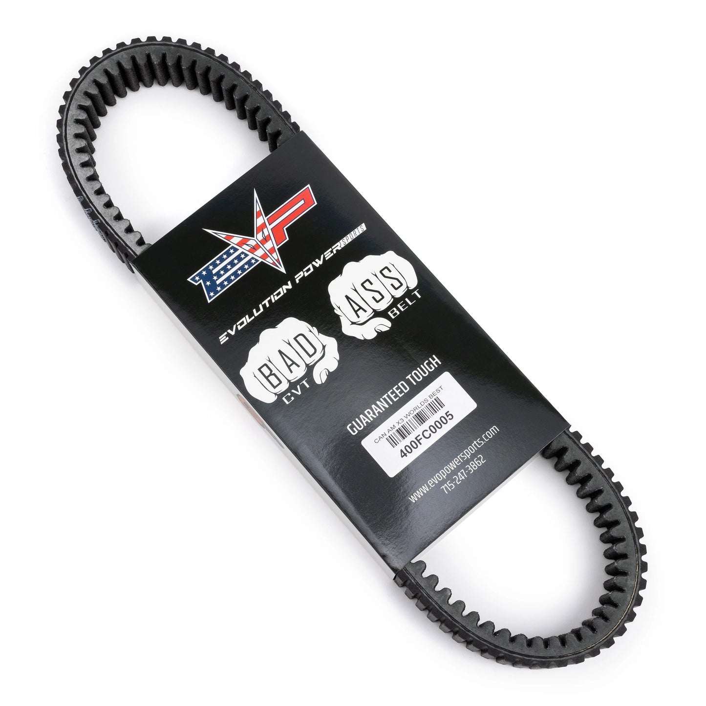 EVP Bad Ass CAN-AM Belt ALL X3 Models, HD 10/HD8, Defender/Sport 1000/800