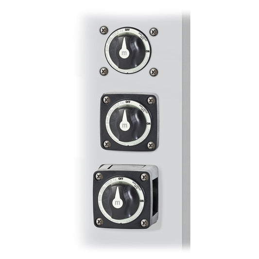 Blue Sea 6010200 Battery Switch Dual Circuit Black 6010200