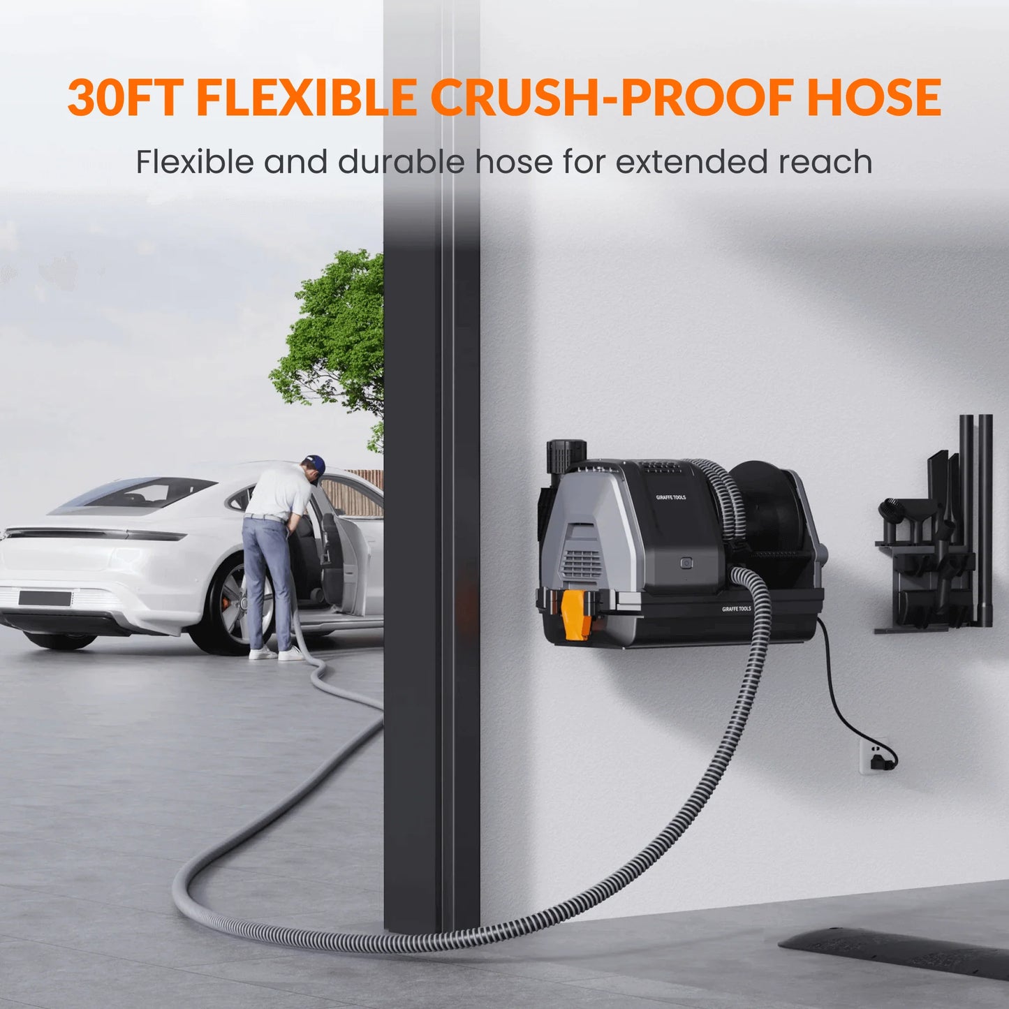 Giraffe Tools Grandstorm Retractable Vacuum Cleaner
