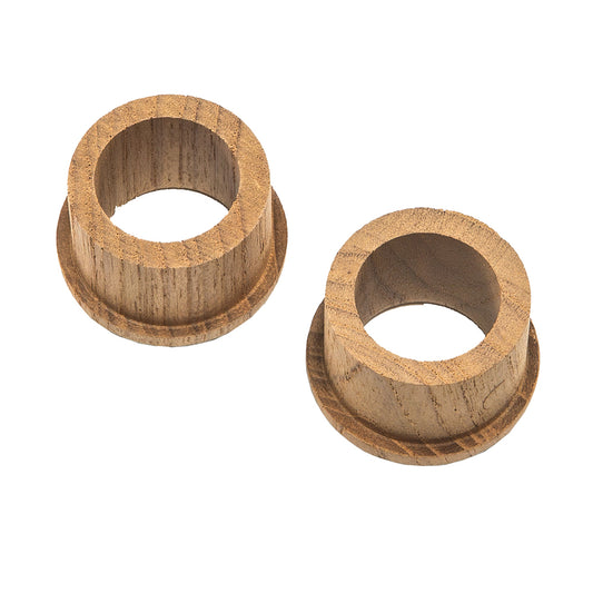 Whitecap Teak Finger Pull 58 Barrel Length 2 Pack 60145A