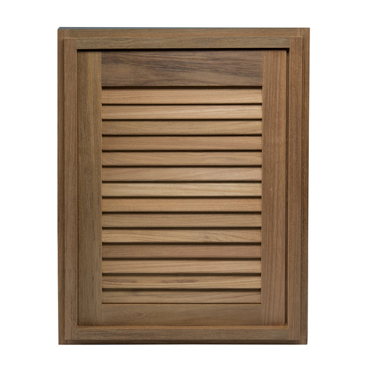 Whitecap Teak Louvered Door Frame Right Hand 15 x 20 60724