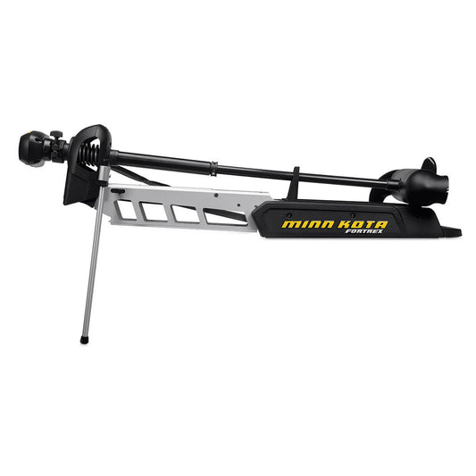 Minn Kota MKA-50 bow-mount stabilizer kit for Fortrex trolling motors, showing the stabilizer components and mounting hardware.