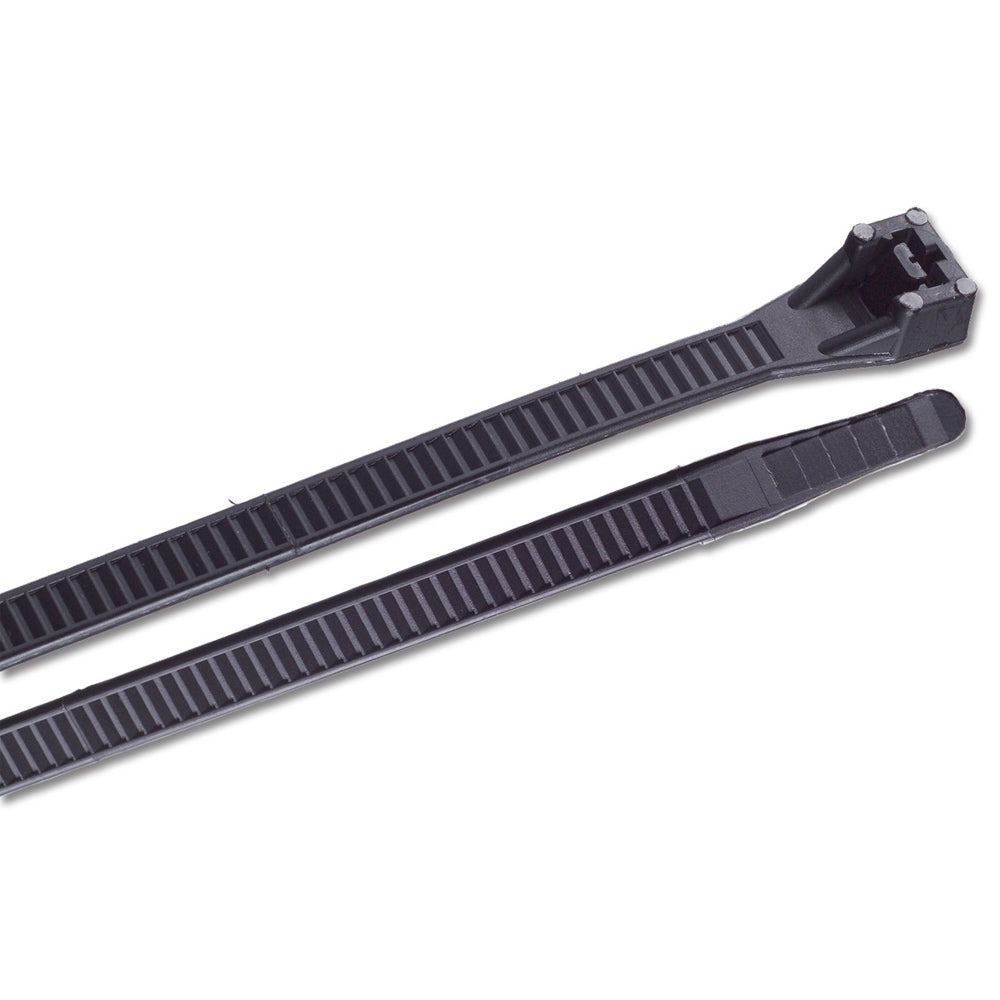 Ancor 15 UV Black Heavy Duty Cable Zip Ties 100 Pack 199260