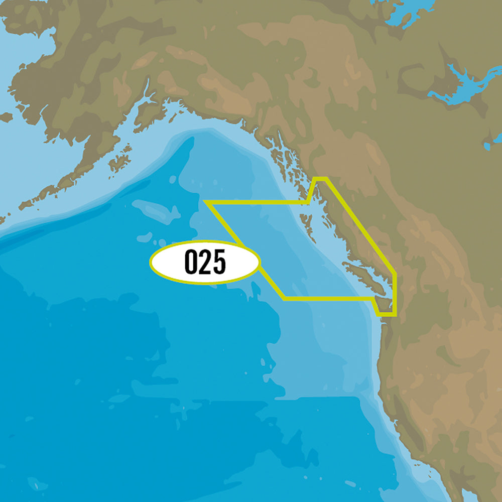CMAP 4D NAD025 Canada West Including Puget Sound MNAD025MS