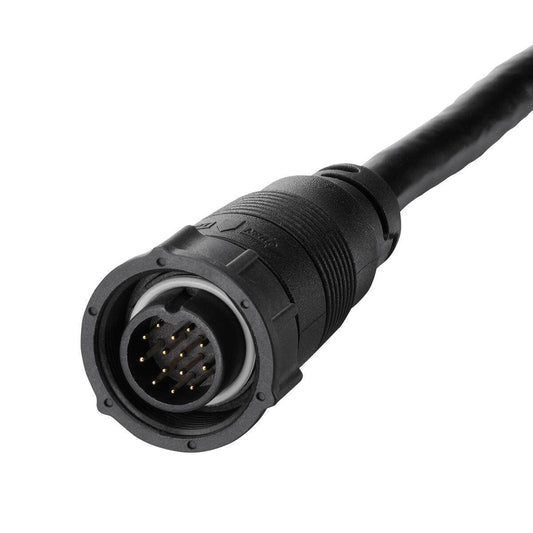 Humminbird XPTH 14 HW MSI T plastic thru-hull transducer for marine fishfinders and sonar systems.