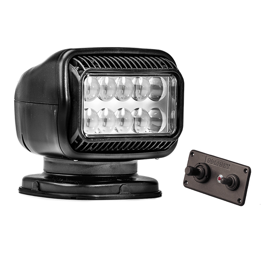 Golight Radioray GT Series Permanent Mount Black LED Hard Wired Dash Mount Remote 20214GT