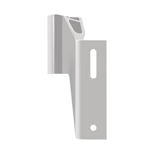 Minn Kota Raptor Jack Plate Adapter Bracket in white, port side, 2-inch setback, 4-inch rise, for anchoring accessories.