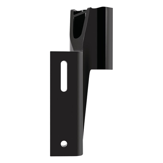 Minn Kota Raptor Jack Plate Adapter in black, starboard side, 2-inch setback, 6-inch rise, for anchoring accessories.