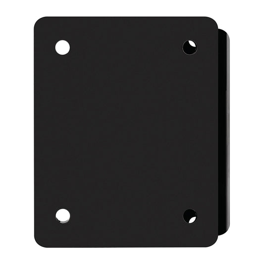 Minn Kota Raptor direct mount angle bracket in black, an anchoring accessory designed for boat trolling motors.