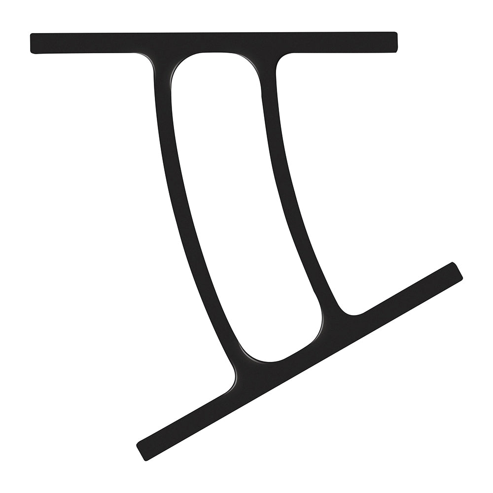 Black Minn Kota Raptor Direct Mount Angle Bracket for anchoring accessories, shown in a close-up image.