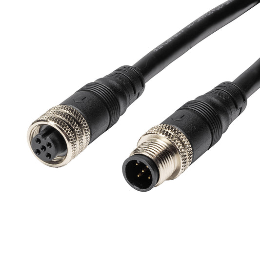 Humminbird NMEA 2000 Drop Cable, 10M length, for marine electronics and sensor connections, shown with connector details.
