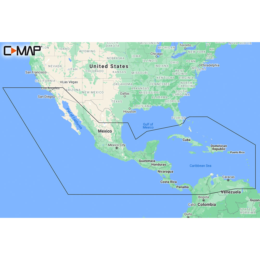 CMAP MNAY205MS Central America Caribbean REVEAL Coastal Chart MNAY205MS