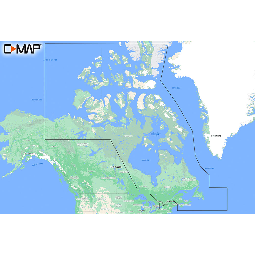 CMAP MNAY209MS Canada North East REVEAL Coastal Chart MNAY209MS