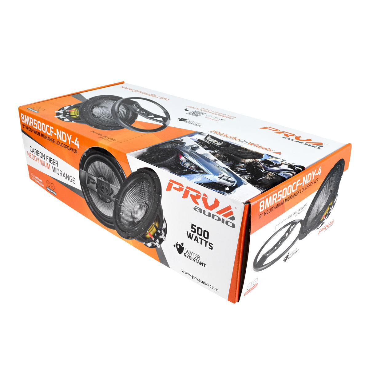 PRV Audio - Moto Series 8" Carbon Fiber Neodymium Midrange Loudspeaker (Pair)