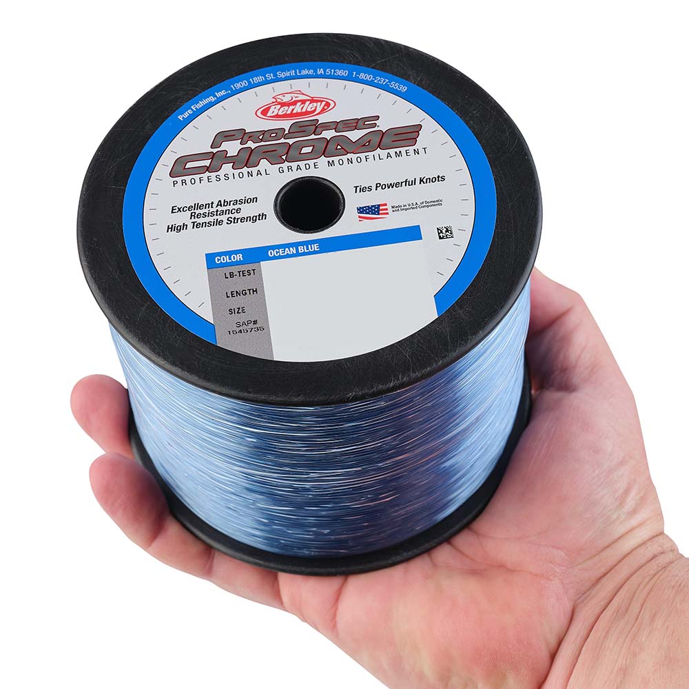 Berkley ProSpec Chrome Ocean Blue Monofilament 40 lb 1000 yds PSC1B40OBL 1545734