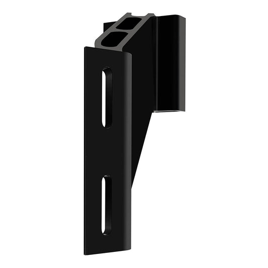Minn Kota Raptor Jack Plate Adapter Bracket in black, port side, 8-inch setback, 6-inch rise, anchoring accessory for boats