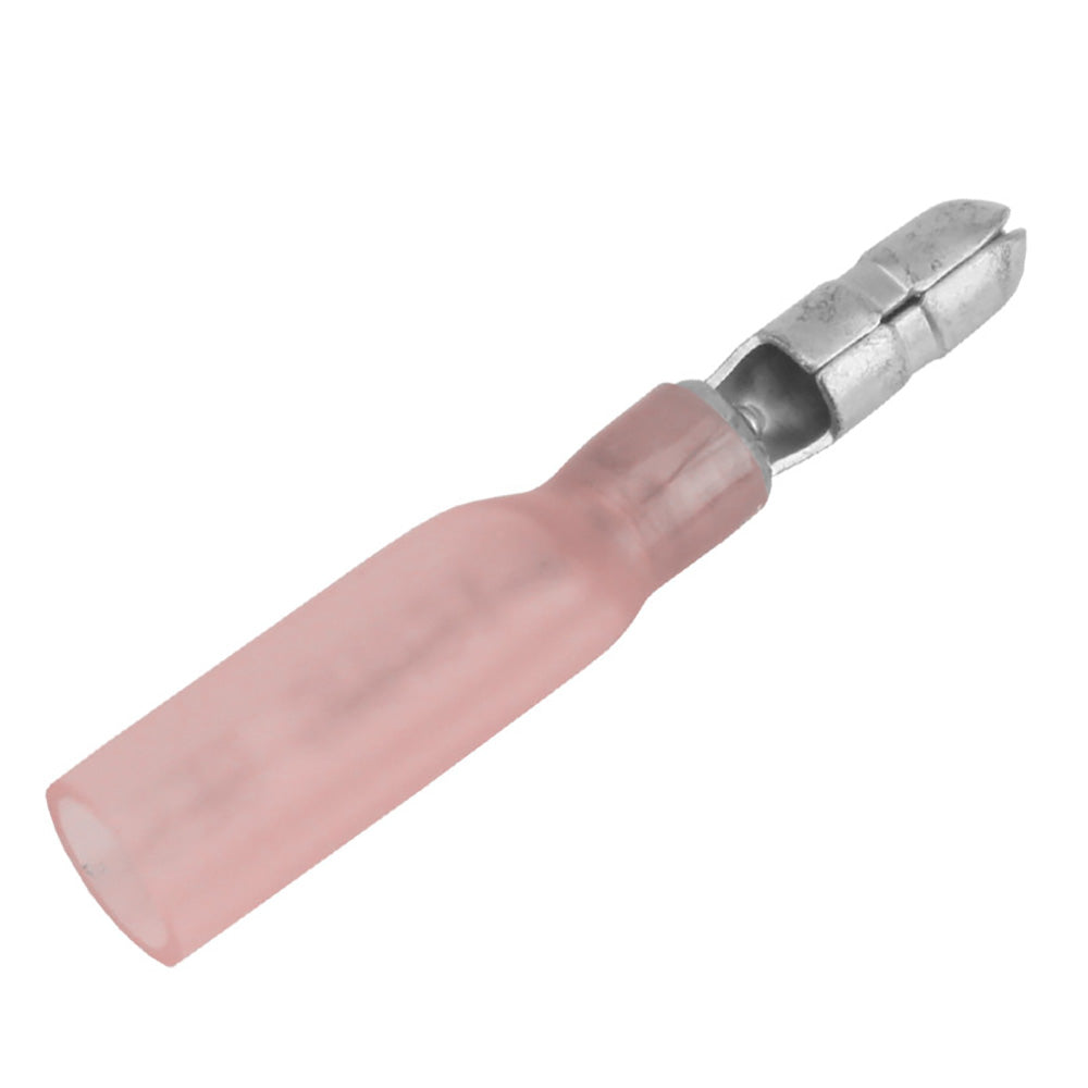 Pacer 2218 AWG Heat Shrink Male Bullet Terminal 25 Pack TBPE1815625