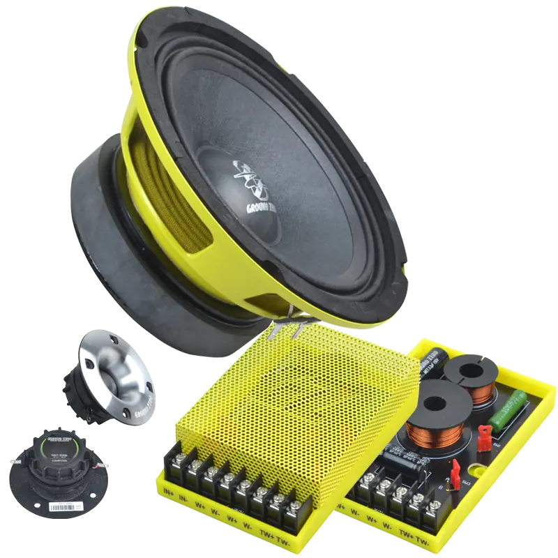 Ground Zero Competition Series 6.5″ 2-way component speaker system with SQL tweeter