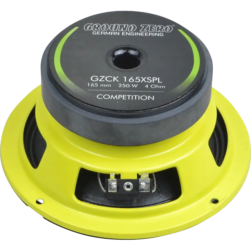 Ground Zero Competition Series 6.5″ 2-way component speaker system with SQL tweeter