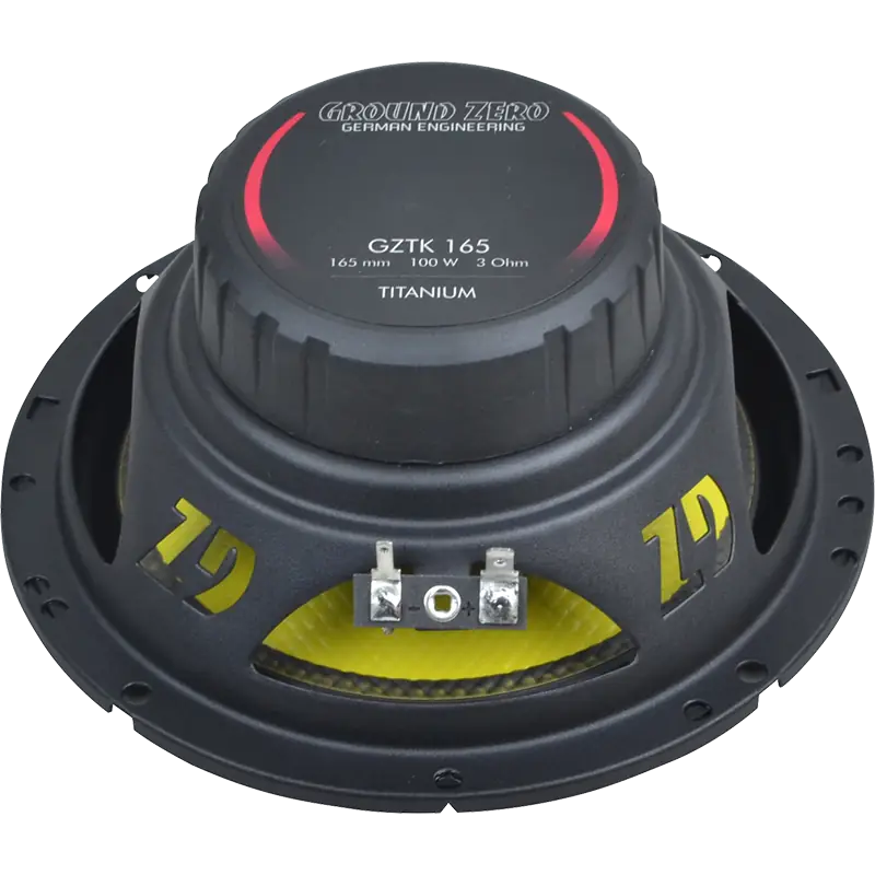 Ground Zero Titanium Series 6.5″ 2-way SQ component speaker system
