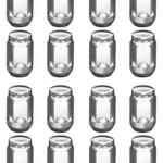 SGC 14″ Terminator Machined/Black Wheel – Aluminum Alloy / STEELENG 23″x10″-14″ All Terrain Tire DOT approved (Set of 4)