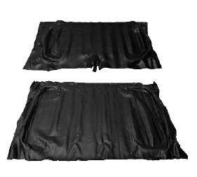 STEELENG SGC Front Seat Cushion Cover Set – Black for Club Car DS