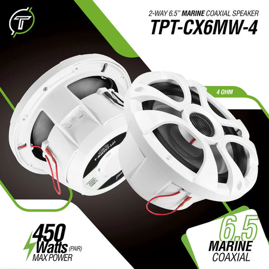 PRV Audio - 6.5" Marine Grade 2-Way Coaxial (Pair)