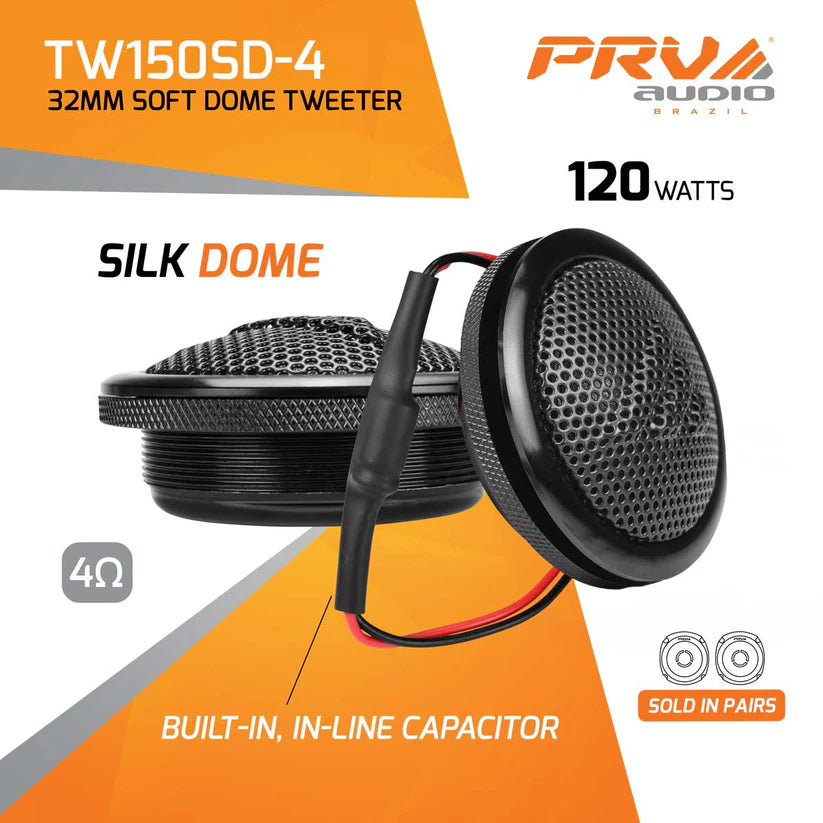PRV Audio - TW150SD-4 Super Tweeter Pair 4 Ohm