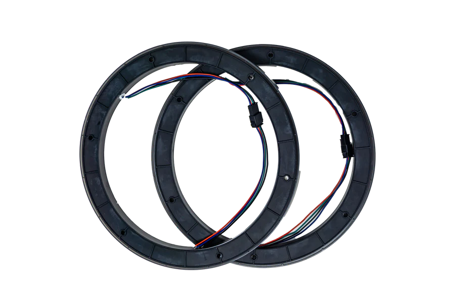 UTV Stereo - 8" RGB LED Speaker Rings (Pair)