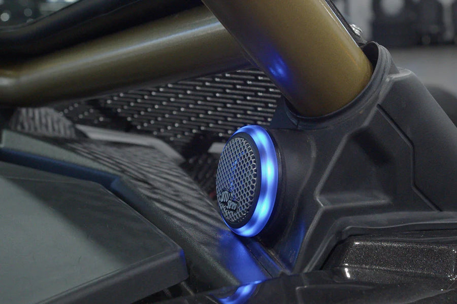 UTV Stereo - Pro-Series 1" Tweeter w/Built in RGB LED (Pair)