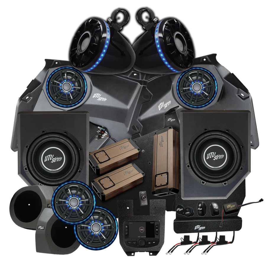 UTV Stereo Elite Series Stage 7 2200 Watt Stereo Kit | Can-Am® Maveric R