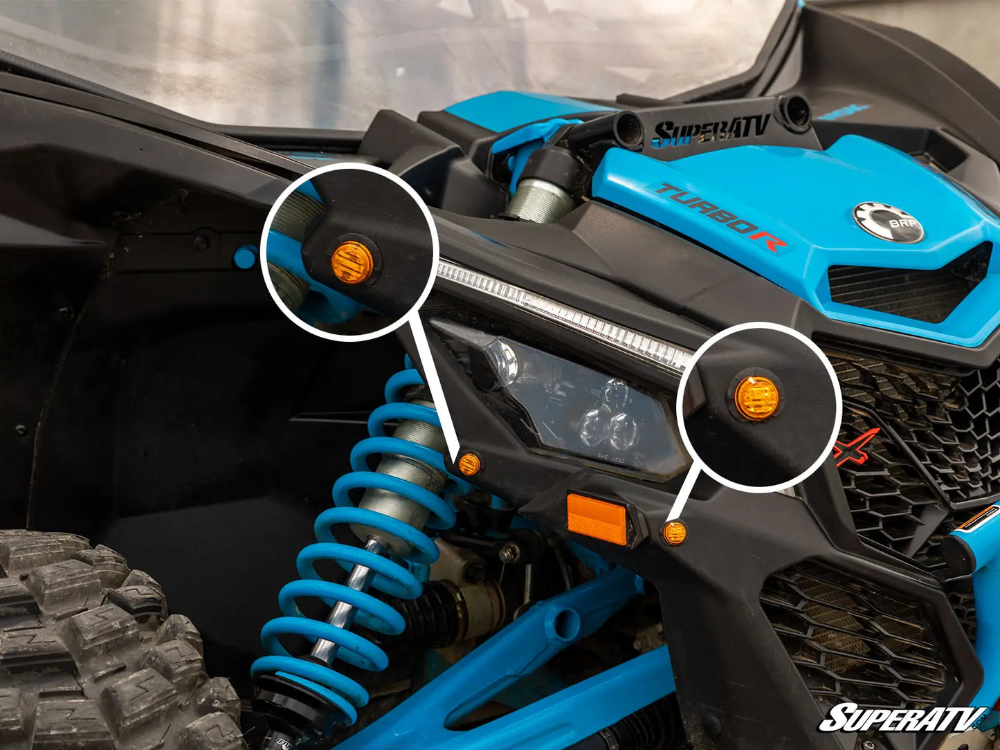 SuperATV Can-Am Maverick X3 Plug-N-Play Turn Signal Kit