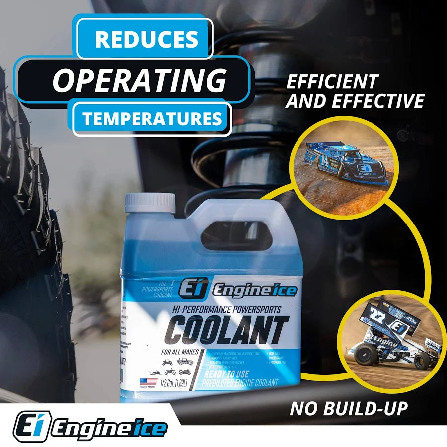 Engine Ice Hi-Performance Coolant Half Gal (64oz)
