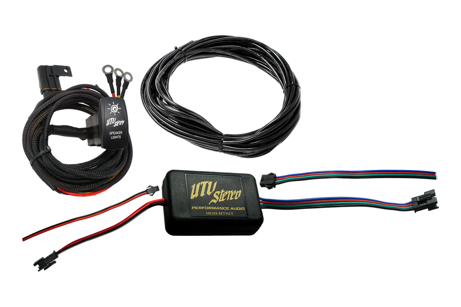 UTV Stereo - 8" RGB LED Speaker Rings (Pair)