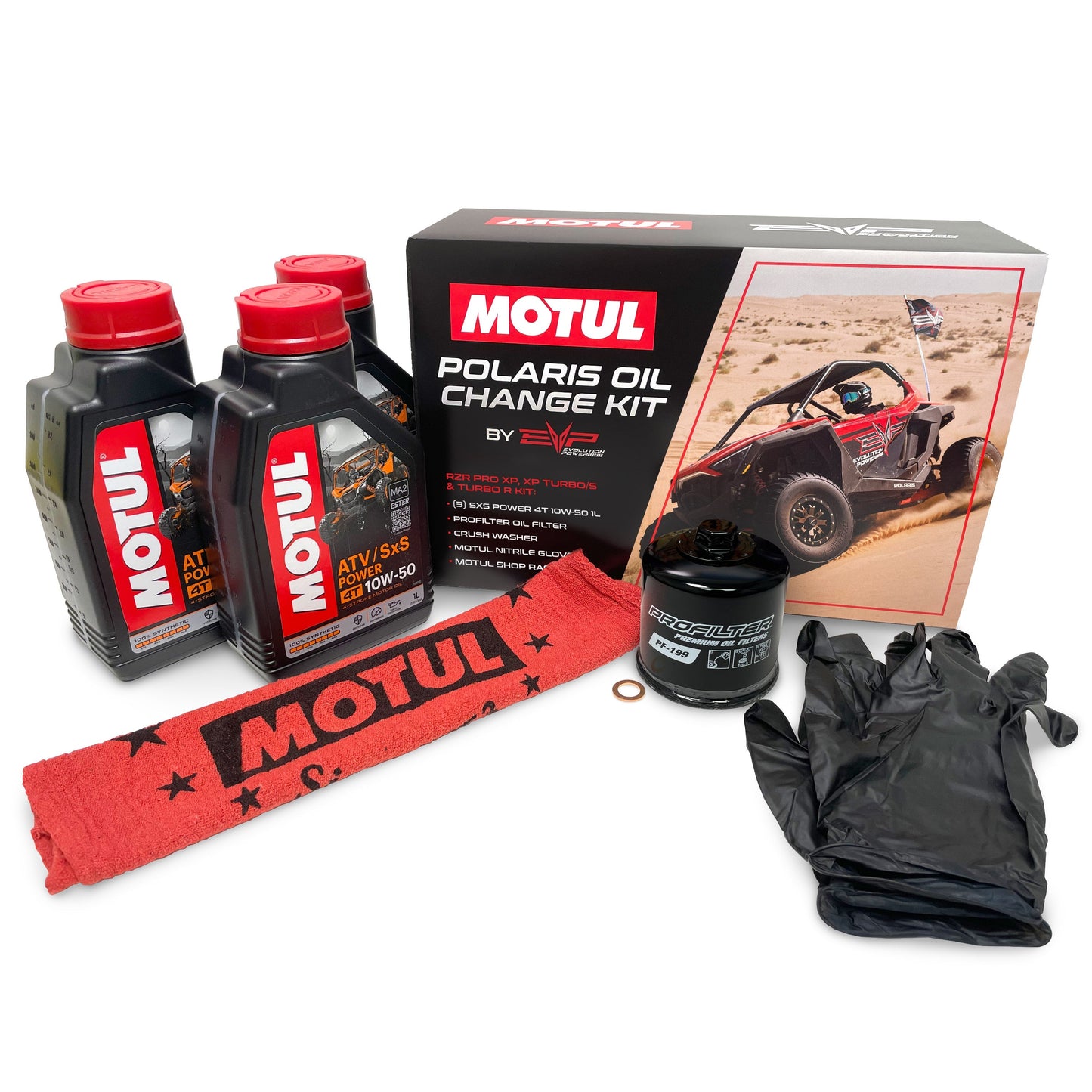 EVP Motul® Oil Change Kits, Polaris Pro XP & XP Turbo/S