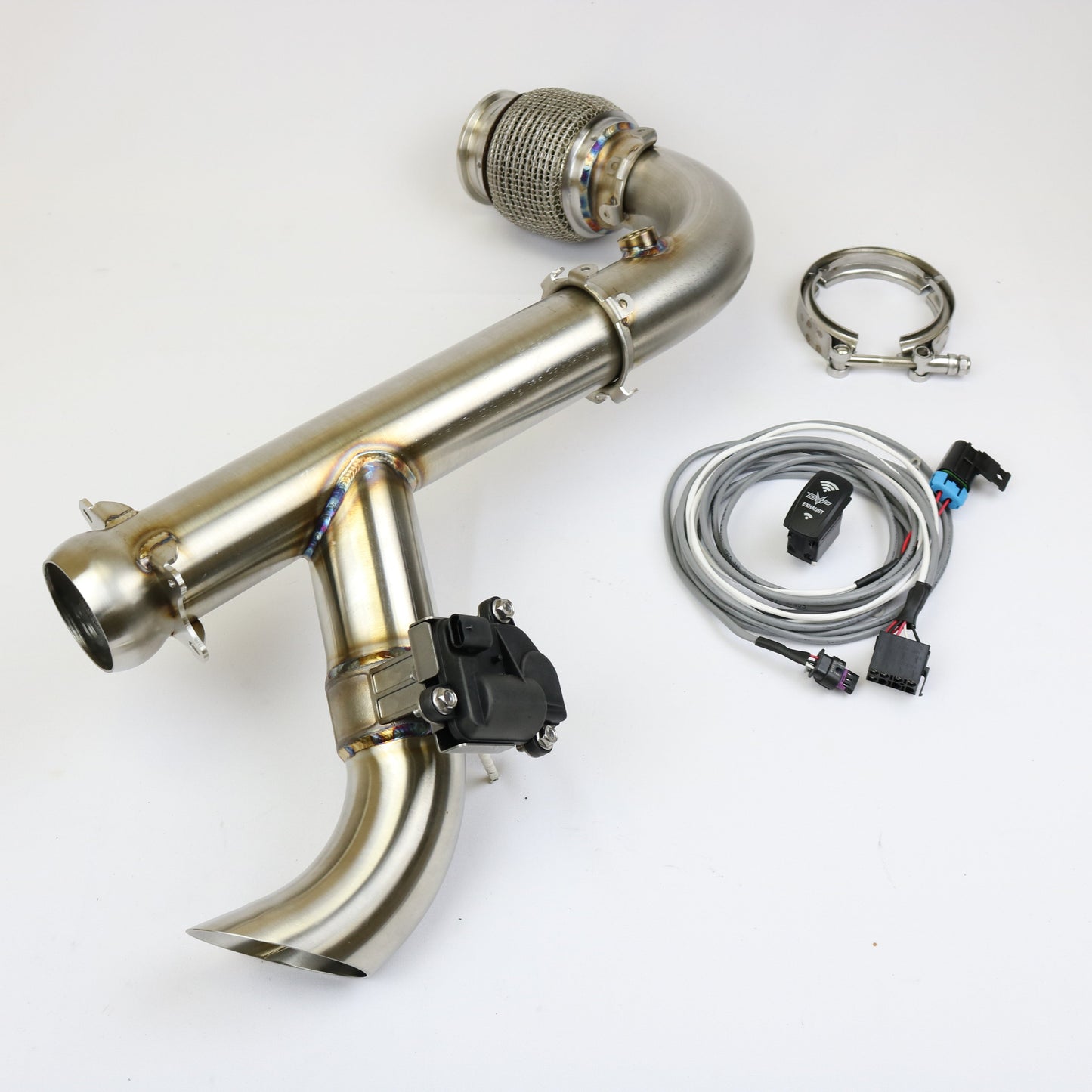 EVP Can-Am X3 "SHOCKER" Electric Side Dump Race Bypass Pipe